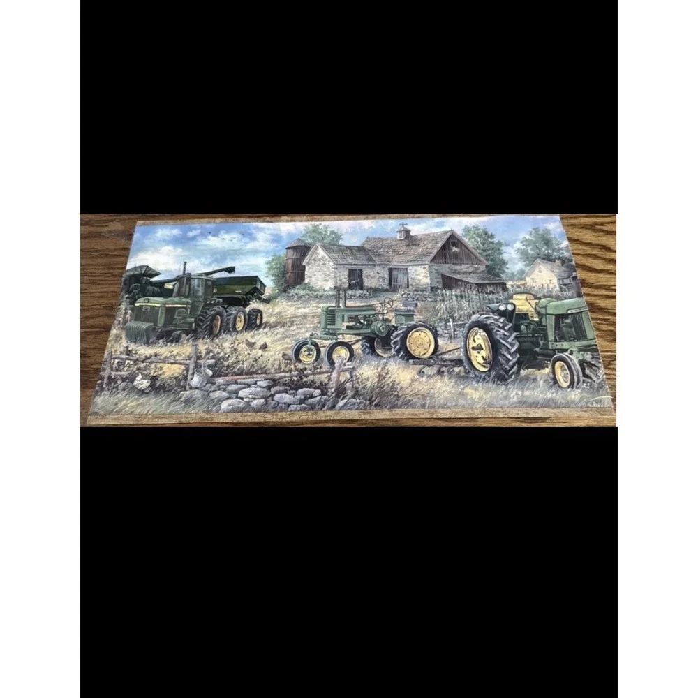 New John Deere Tractor Farm Barn Field‎ Harvest Country Wallpaper Border 9.5